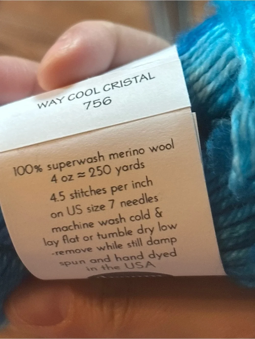 Dream in Color Yarn Classy Hand-Dyed Turquoise Superwash Merino Wool Worsted